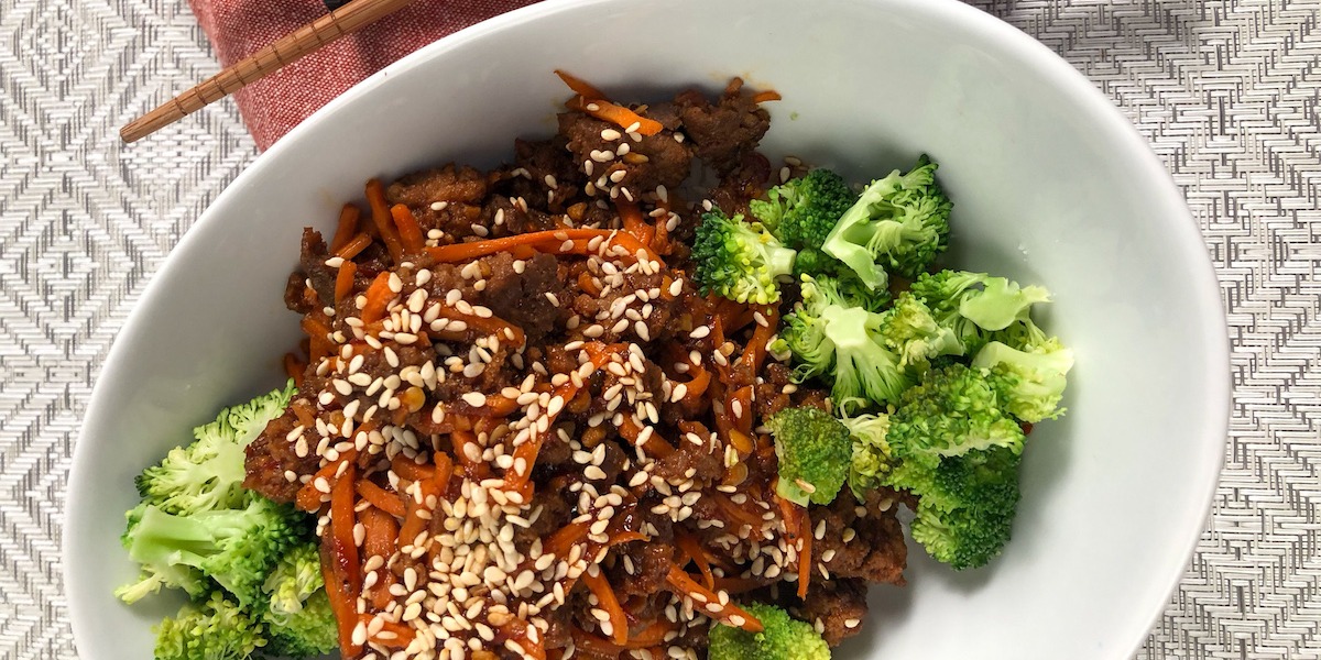 20 minute Thai Beef Bowl