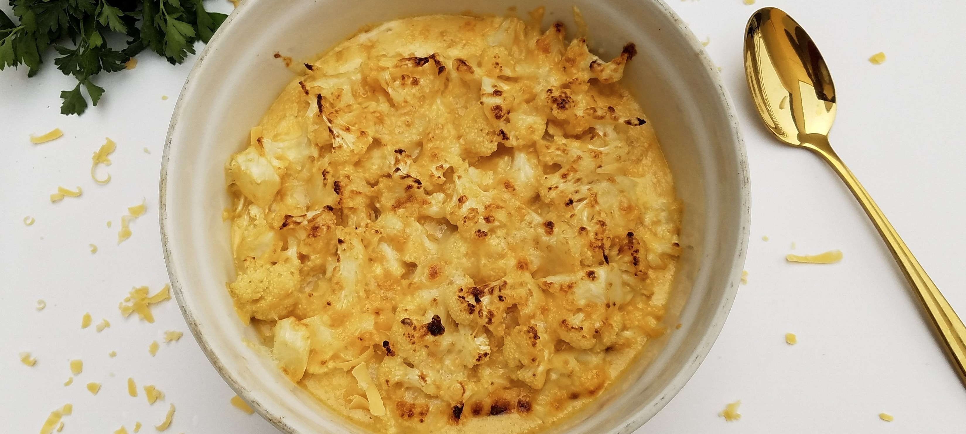 cauliflower 'Mac' and Cheese, Keto 