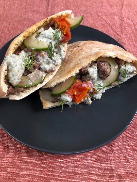 Beef Pita Pocket Trifecta