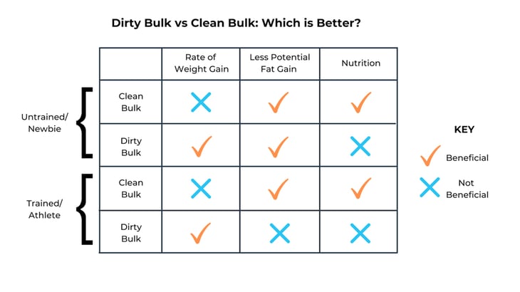 Clean Bulk vs Dirty Bulk – 1 Up Nutrition