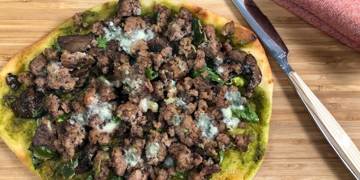 Easy Beefy Flatbread-1-1