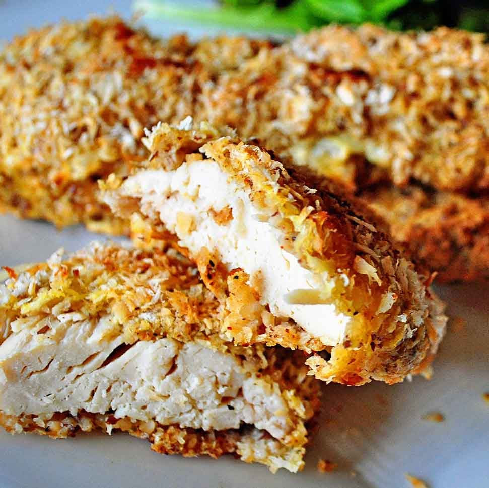 Keto Coconut Cashew Fried Chicken Recipe
