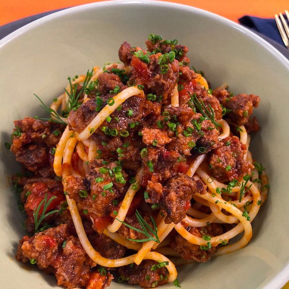 Quick Spaghetti & Beef Marinara Recipe