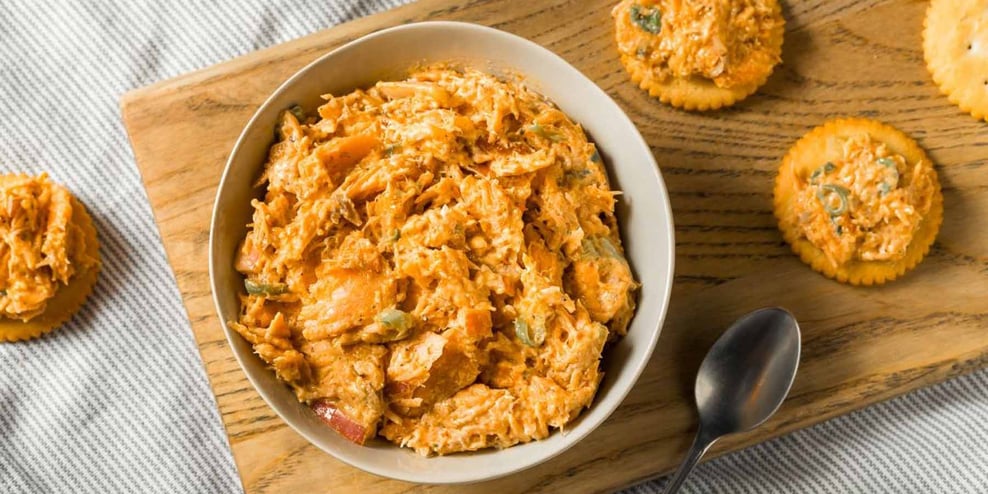 high protein snacks buffalo chicken dip