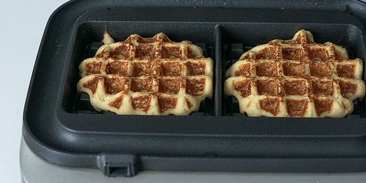 cooking maple cinnamon sweet potato waffle recipe