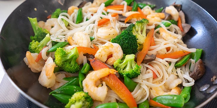 shrimp noodle stir fry recipe for weight loss