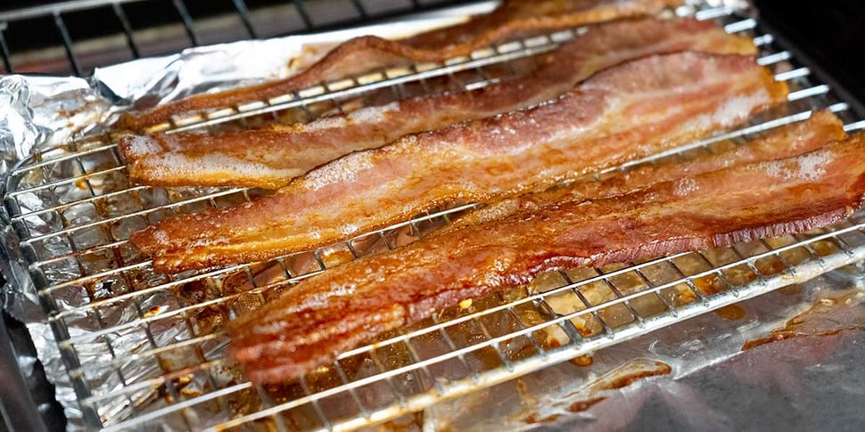 baking bacon for low carb keto burger 
