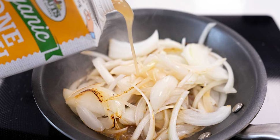 cooking onions for keto burger recipe 