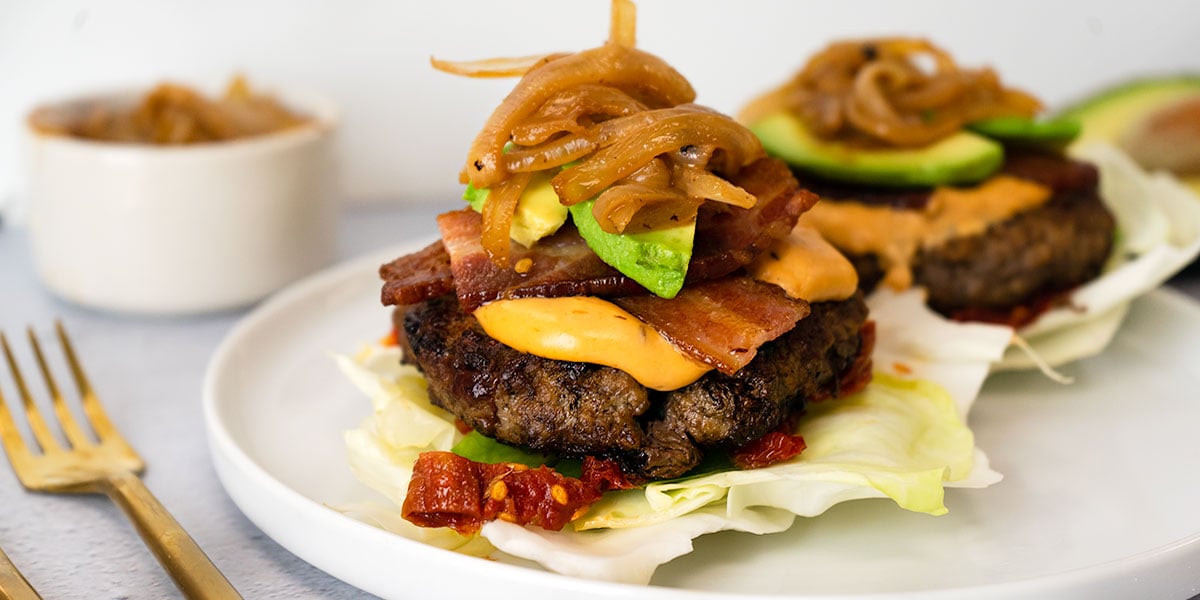 low-carb-keto-burger-for-keto-meal-prep