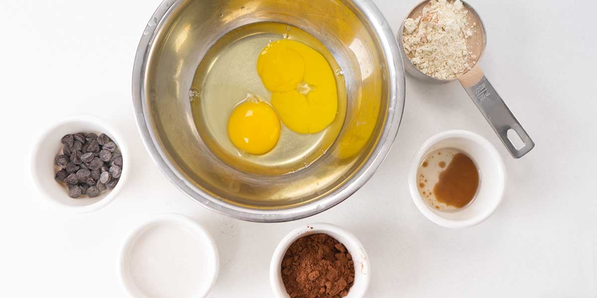 ingredients for chocolate molten lava cake recipe