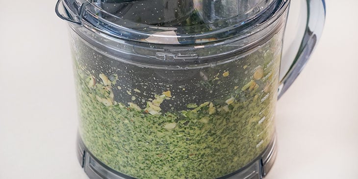 kale pesto meal prep 