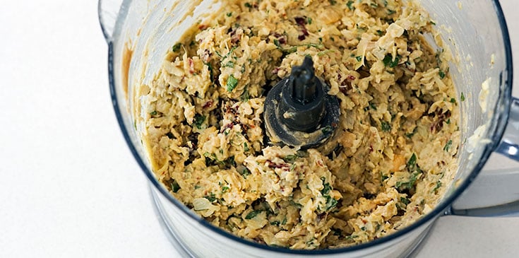 Blended High Protein Vegan Tuna Salad Filling