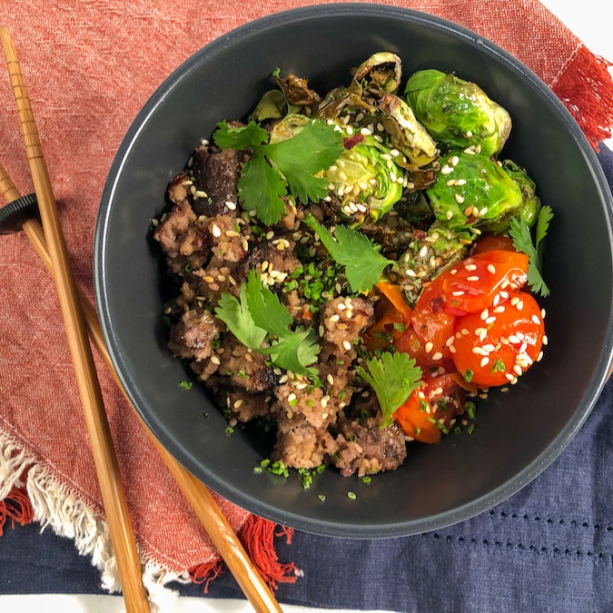 Trifecta Teriyaki Beef and Rice Bowl