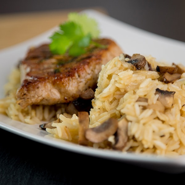 Chicken Breast Mushroom Risotto