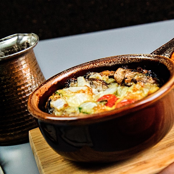 Mushroom Tomato Frittta