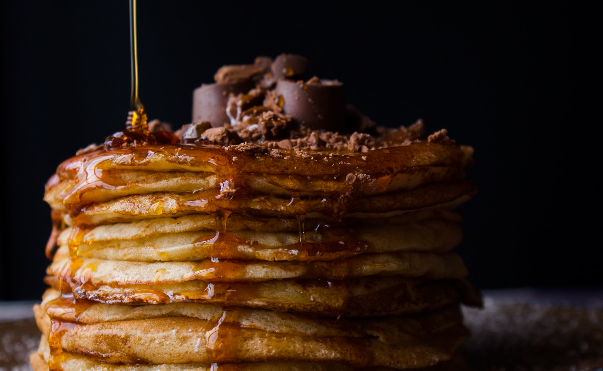 An occasional cheat meal like these chocolate pancakes can actually help you sustain your weight loss long term.