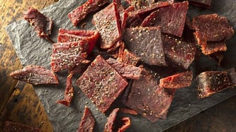 Jerky is a great high-protein, low-calorie snack 