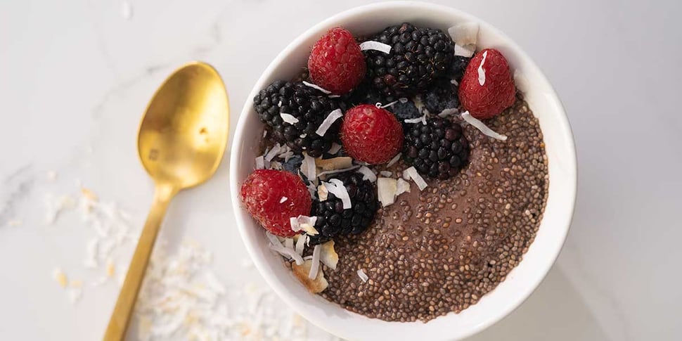 chia seed pudding for keto meal prep