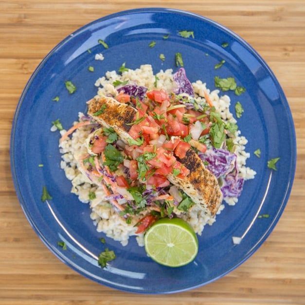 Mahi Mahi Fish Taco Bowl