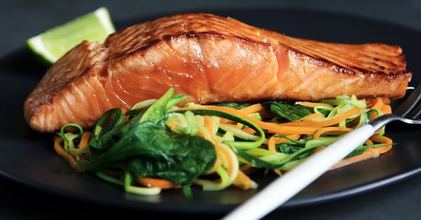 salmon is high protein and low calorie