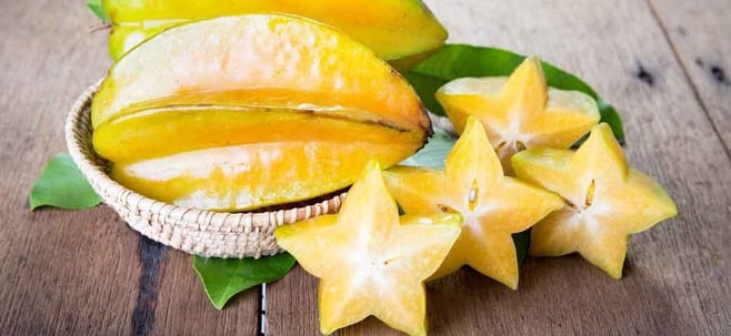 sliced starfruit
