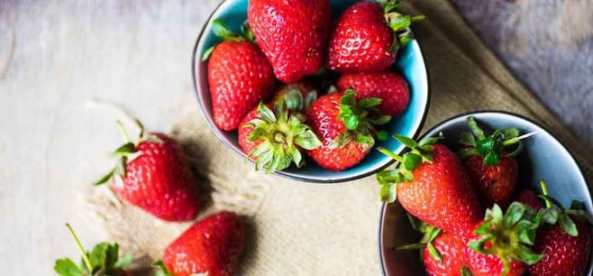 bowl of strawberries