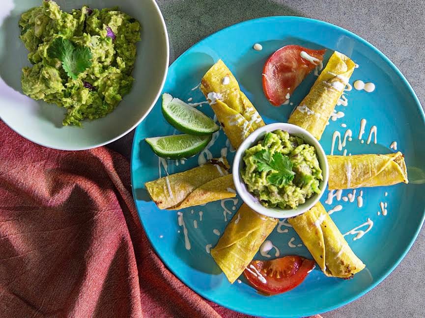 Beef Taquitos & Fresh Guacamole Recipe