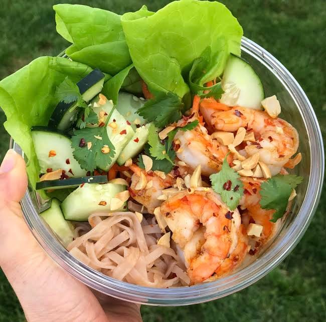 Thai Shrimp Noodle Bowl Recipe