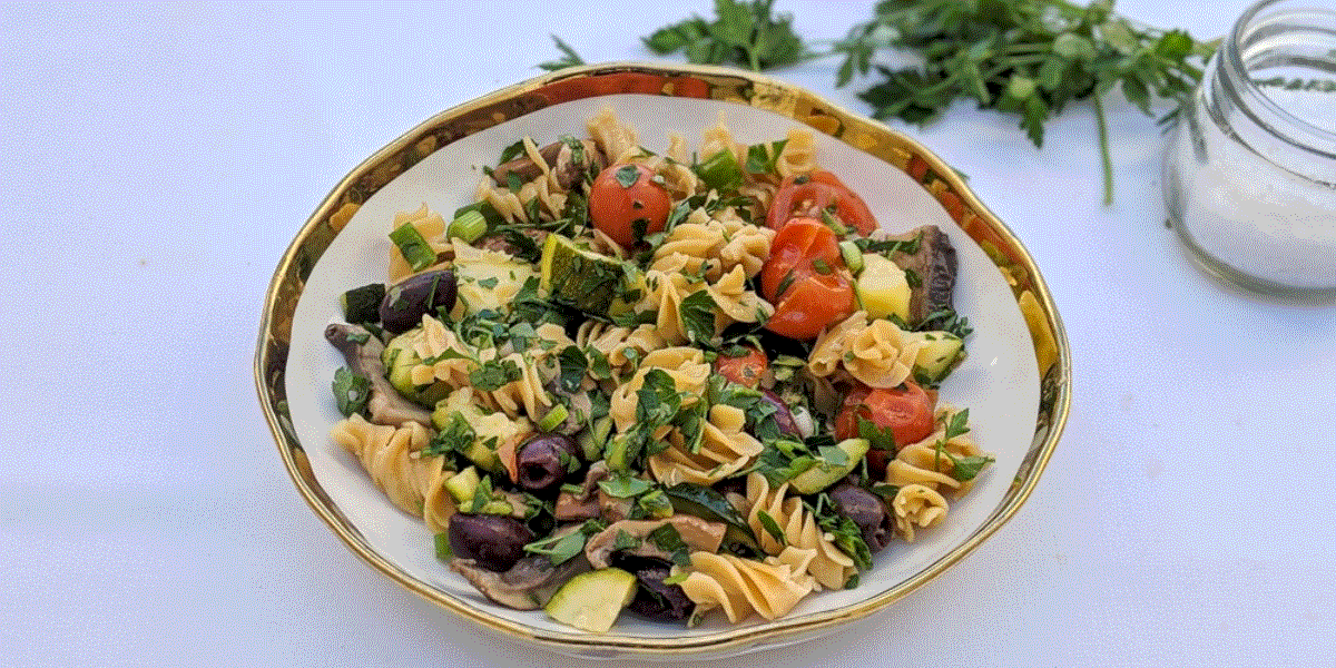 Vegan High Protein Veggie Pasta Recipe