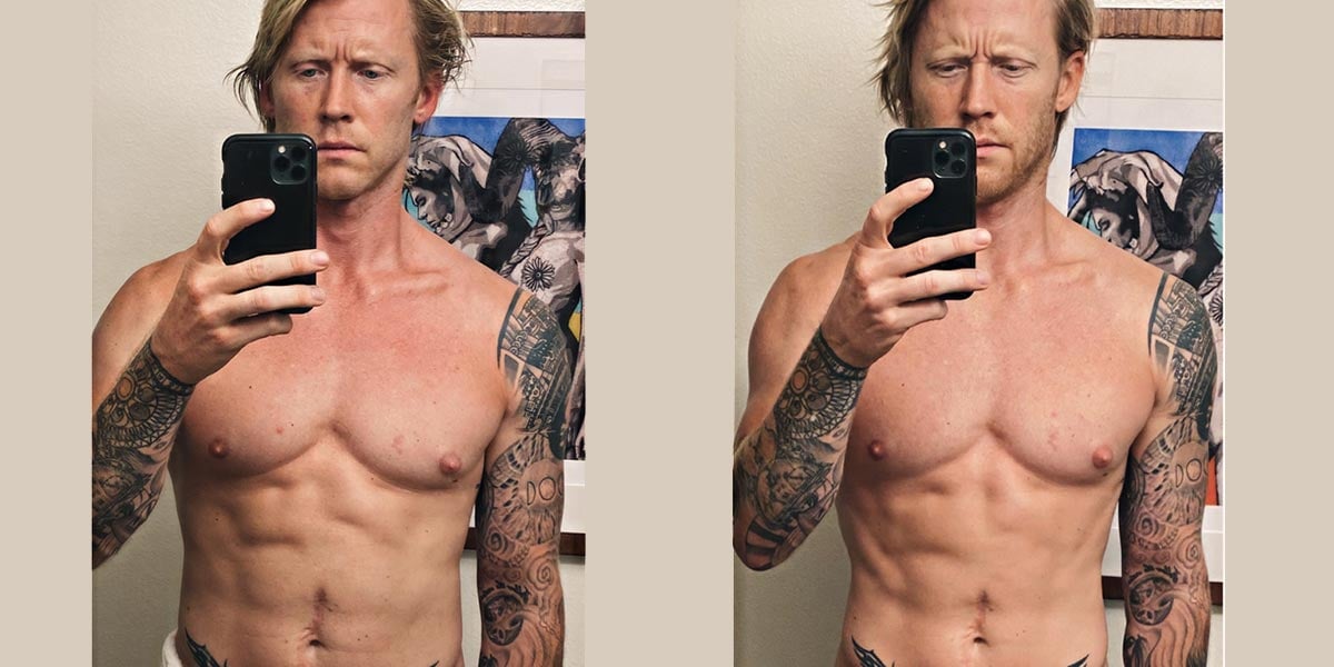 The Trainer That Tries Everything, Tests Trifecta Clean Eating before and after photo