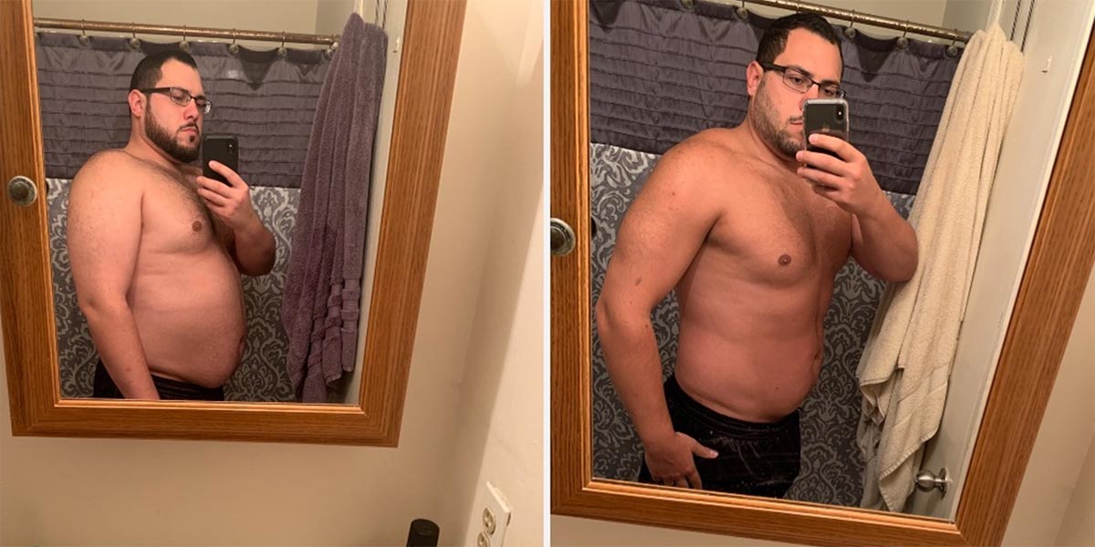 Drew Prepares for his Wedding and the Rest of his Life with Paleo before and after photo