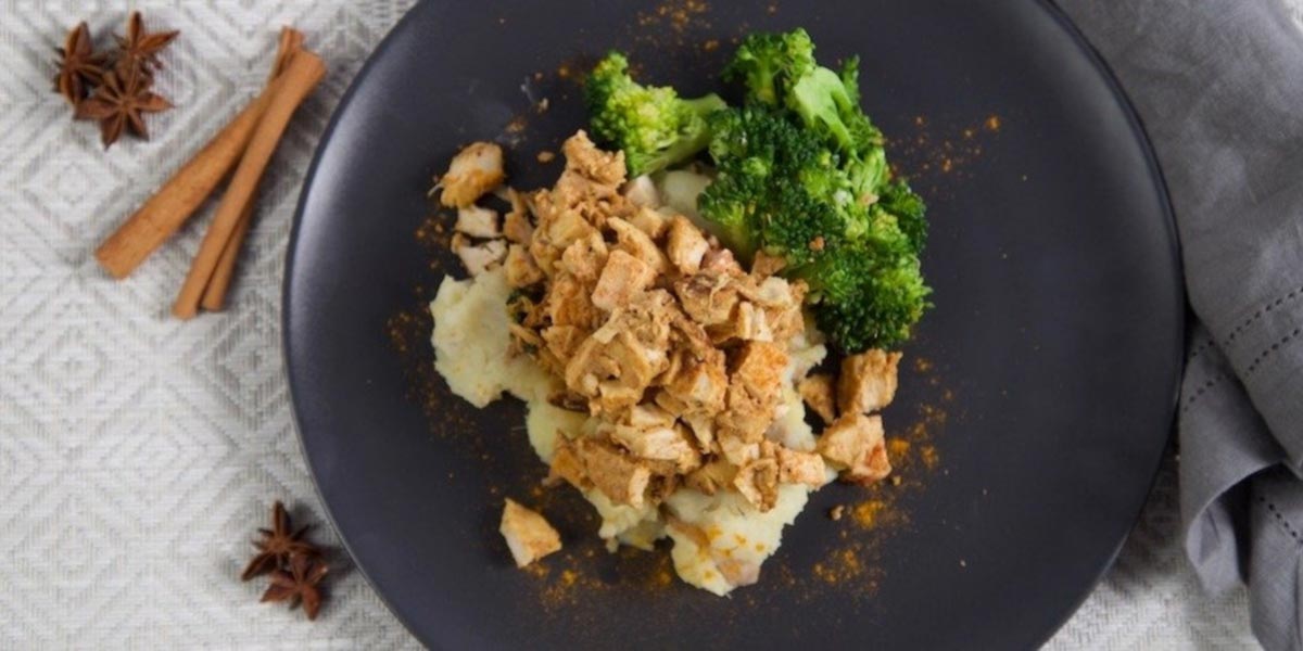 Fast Chicken Shawarma with Sweet Potato Recipe