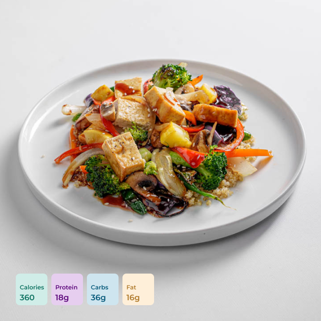 Vegetarian Teriyaki Tofu