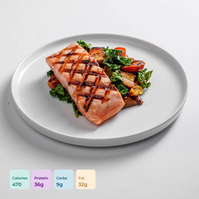 Keto Mediteranean Salmon