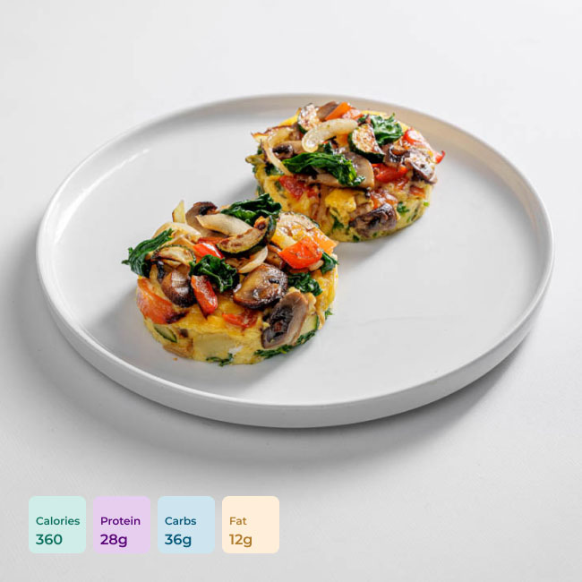 Zucchini and Bell Pepper Frittata