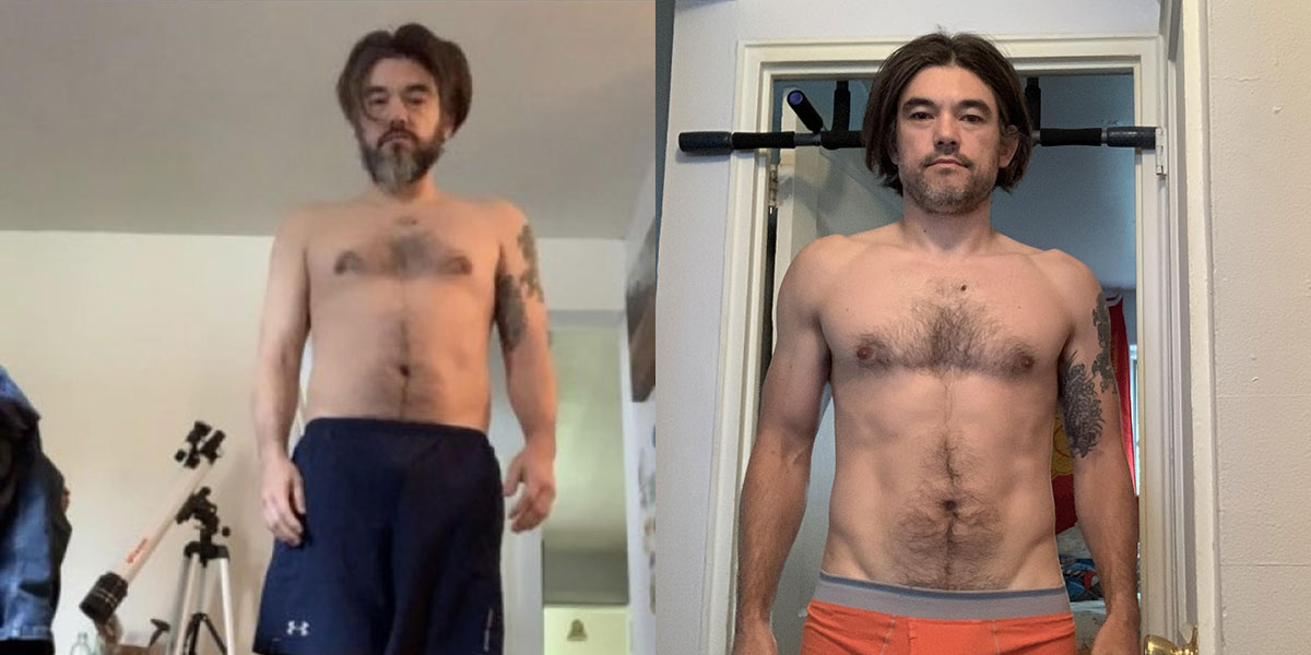 After Grave's Disease, Kevin Reclaims his Life With a Paleo Diet before and after photo