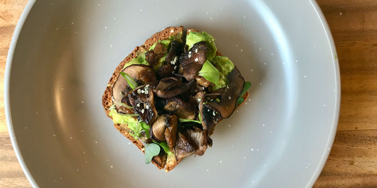 Vegan Balsamic Mushroom Avocado Toast Recipe