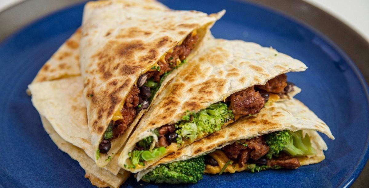 Vegan Mexican Beyond Meat Quesadilla Recipe