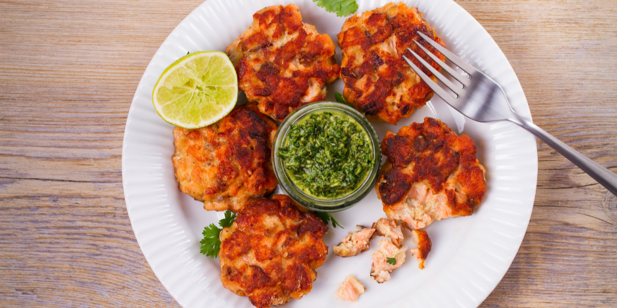 baked-salmon-cakes-recipe-chimichurri-sauce-nikki-howard-Sydney-Maler-3