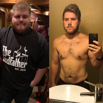 Before and After Weight Loss Picture Trifecta Meals