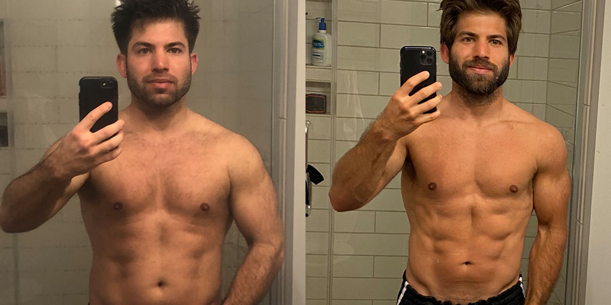 David P Before and After Diet Picture