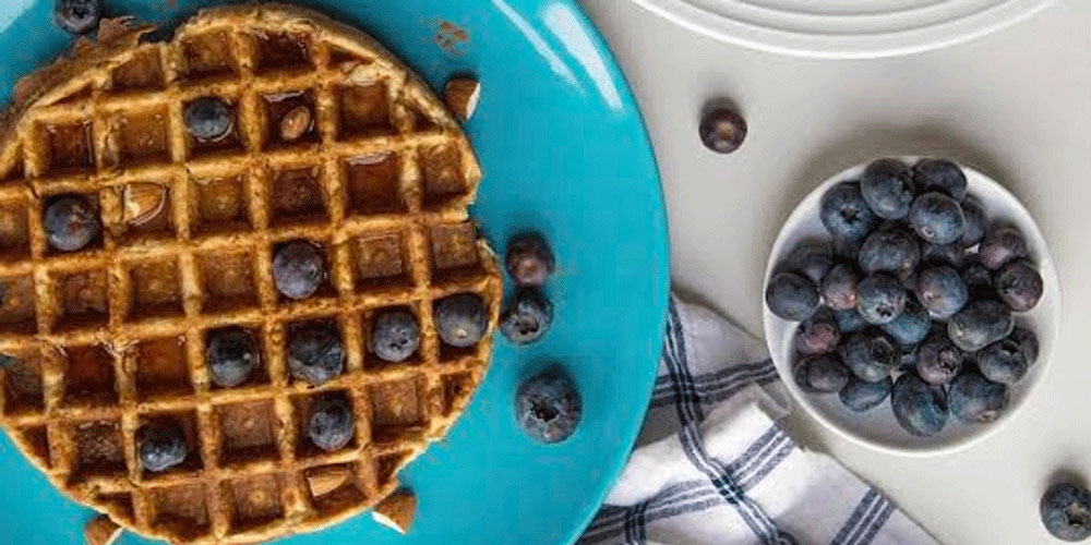 Maple Cinnamon Sweet Potato Waffles Recipe