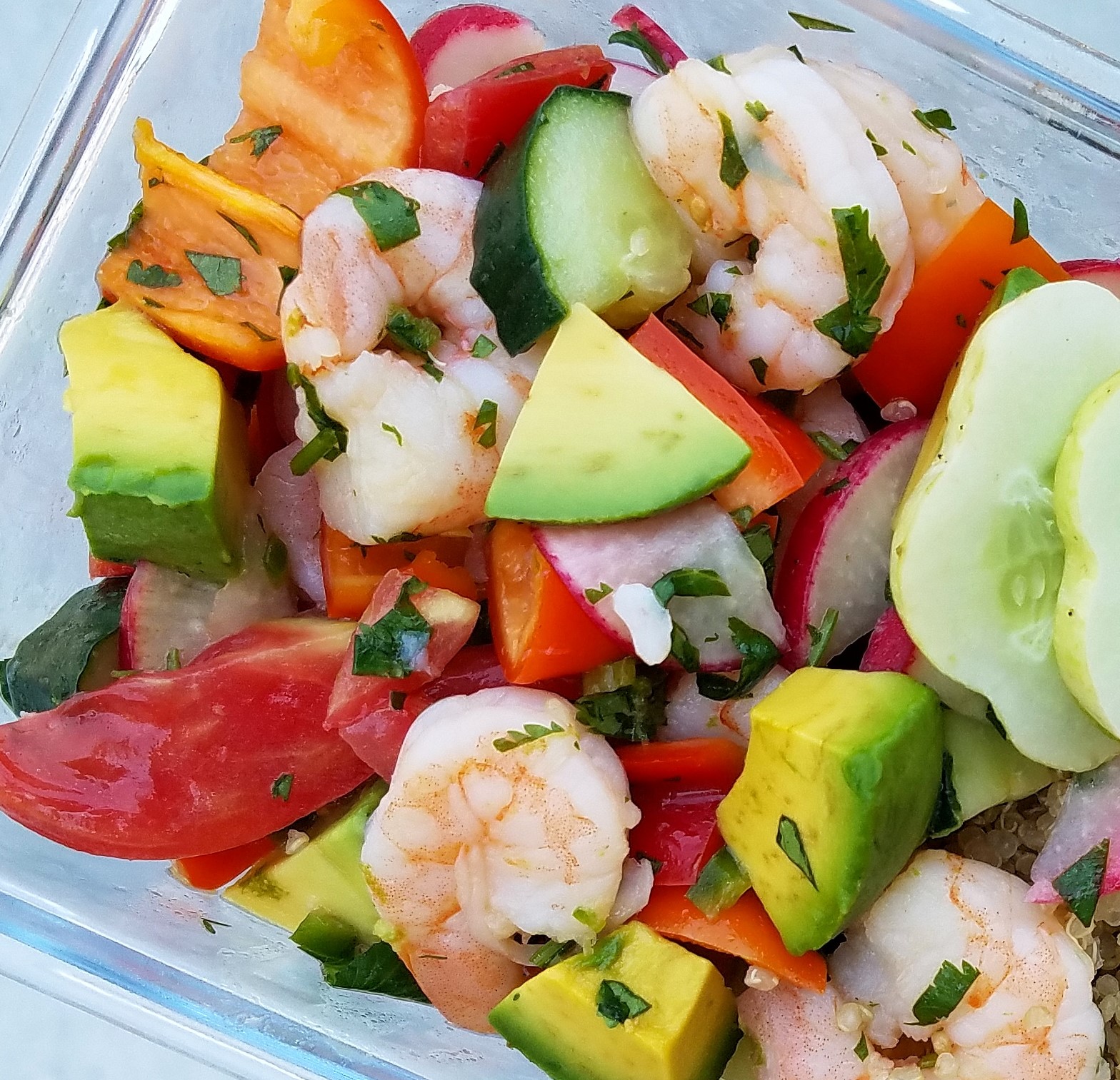 High Protein Low Carb Shrimp Ceviche-image