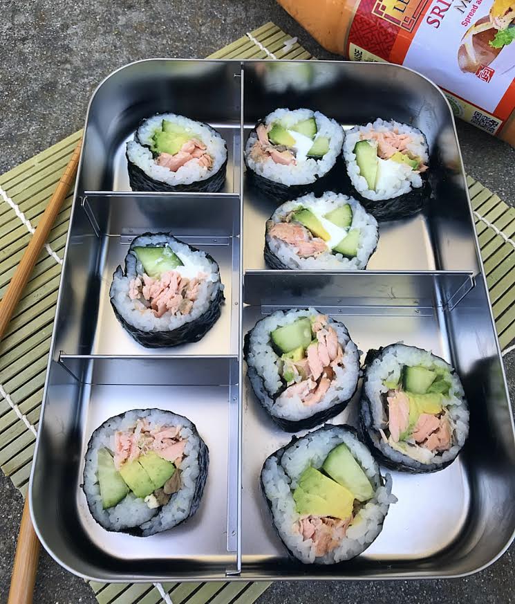 Easy Baked Salmon Sushi Roll